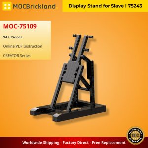Mocbrickland Moc 75109 Display Stand For Slave I 75243 (2)