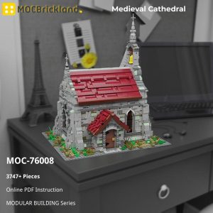 Mocbrickland Moc 76008 Medieval Cathedral (1)