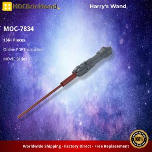 Mocbrickland Moc 7834 Harry’s Wand (2)