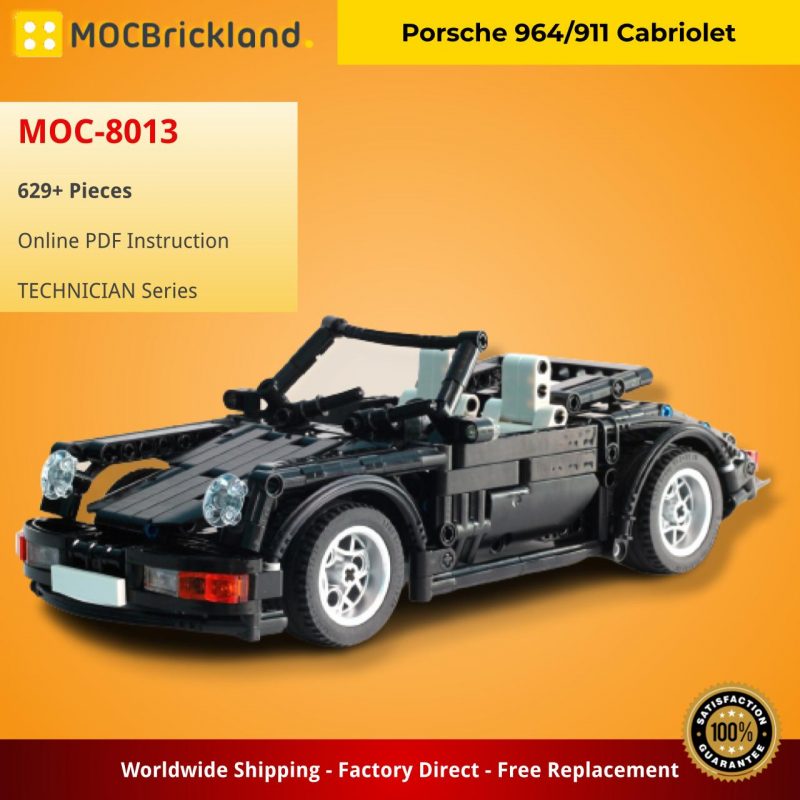 MOCBRICKLAND MOC-8013 Porsche 964/911 Cabriolet