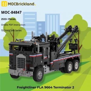 Mocbrickland Moc 84847 Freightliner Fla 9664 Terminator 2 (2)