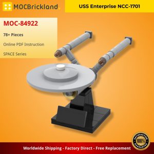 Mocbrickland Moc 84922 Uss Enterprise Ncc 1701 (2)