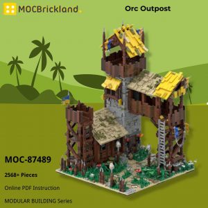 Mocbrickland Moc 87489 Orc Outpost (2)