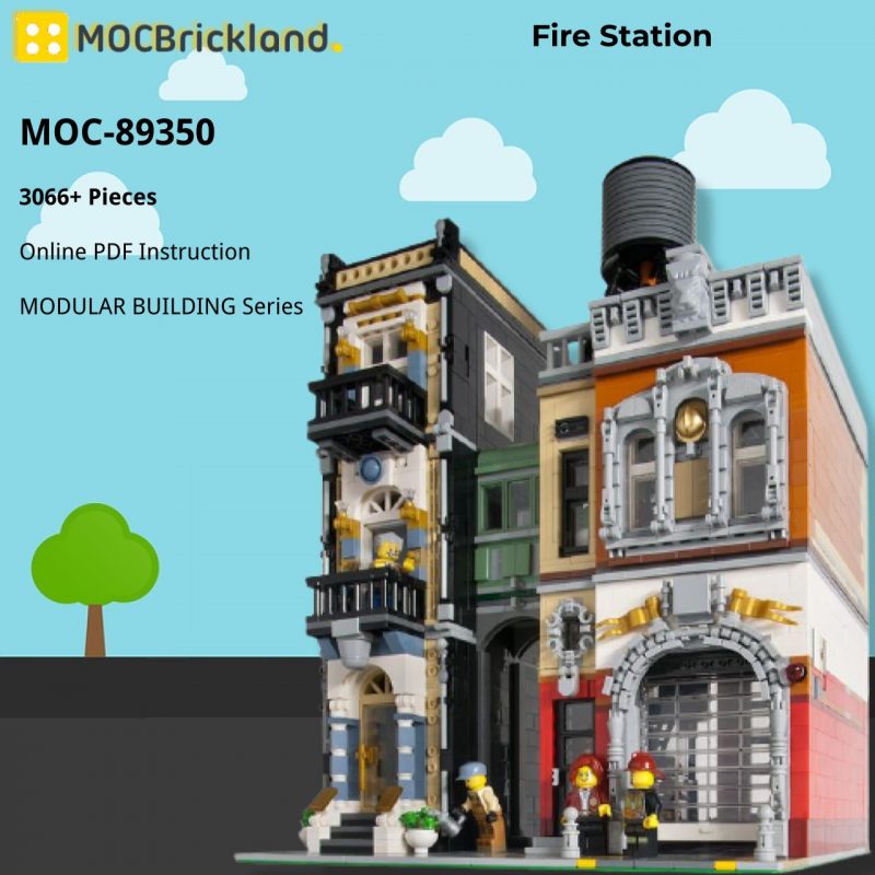 MOCBRICKLAND MOC-89350 Fire Station