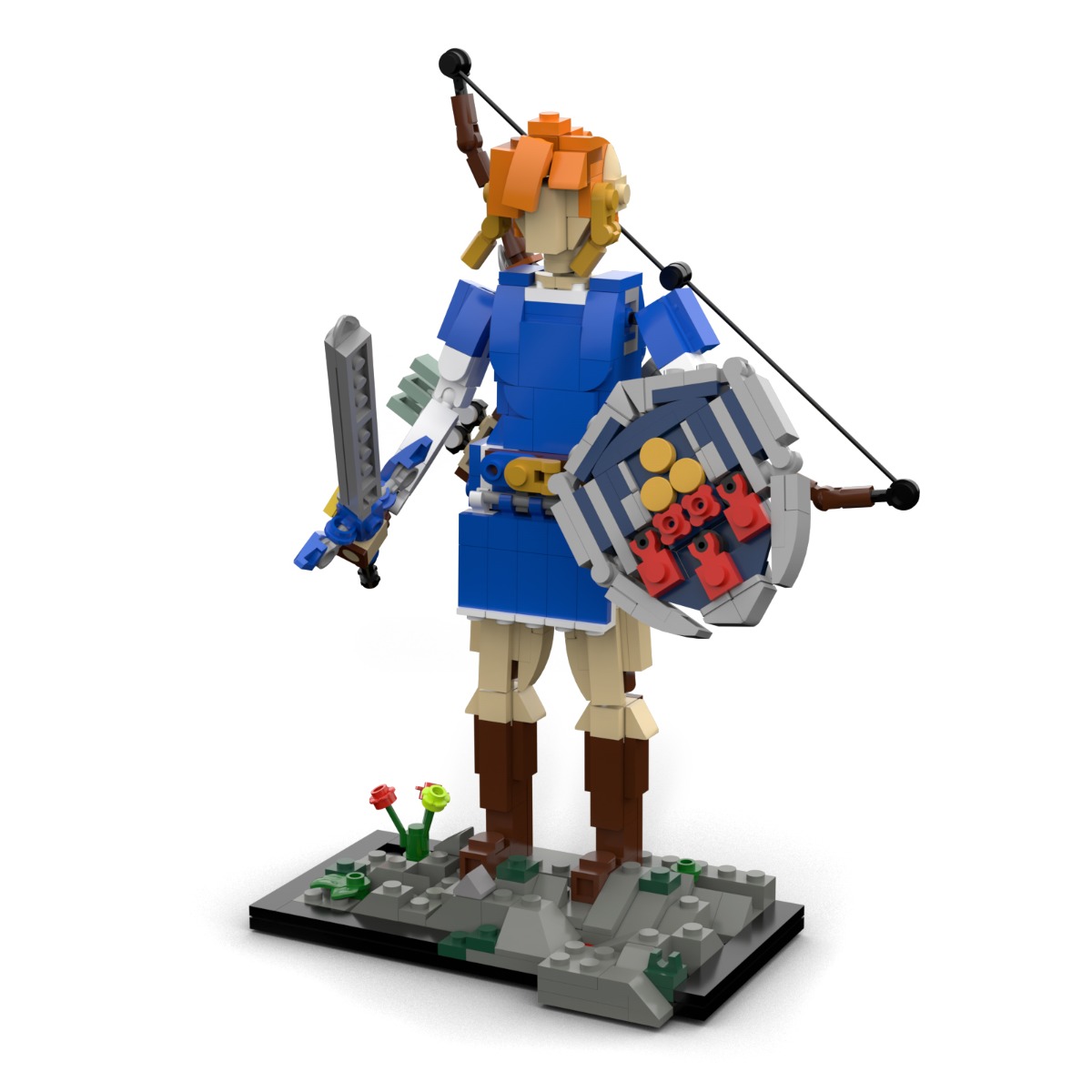 Mocbrickland Moc 89824 Link From The Legend Of Zelda (1) Mocbrickland Moc 89824 Link From The Legend Of Zelda (1)
