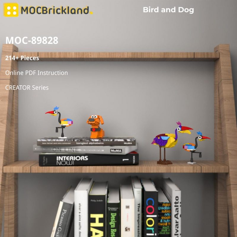 MOCBRICKLAND MOC-89828 Bird and Dog