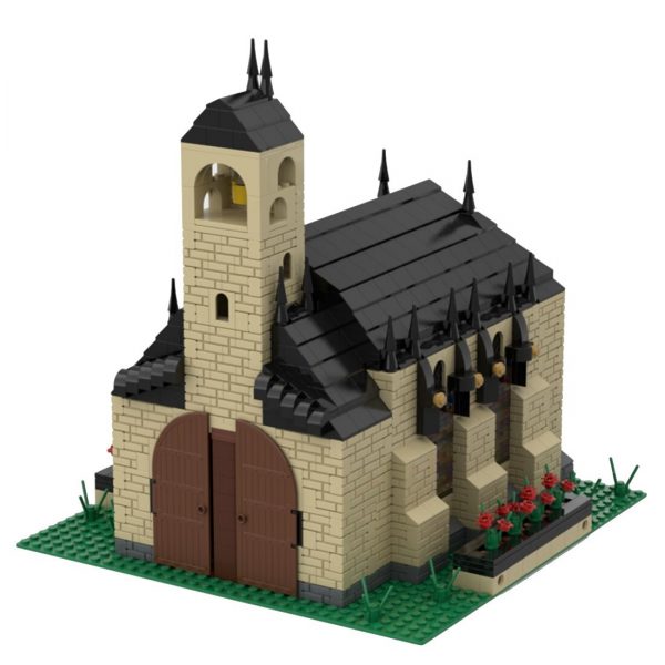Modular Building Moc 36498 Church With Cemetery By Gabizon Mocbrickland (1)