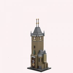 Modular Building Moc 50171 Prague Astronomical Clock Tower By Pingubricks Mocbrickland (2)