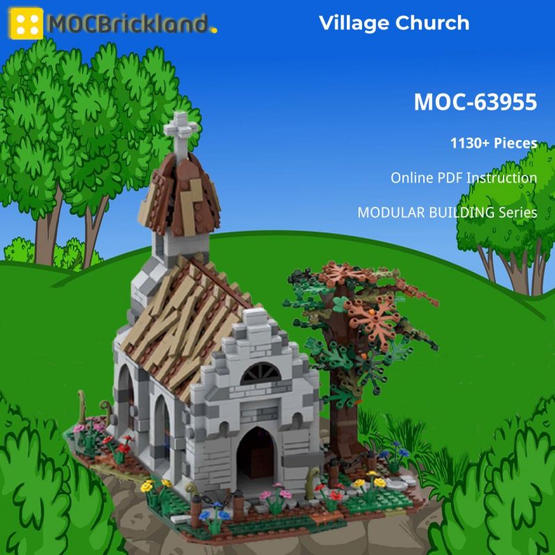 MOCBRICKLAND MOC-63955 Village Church