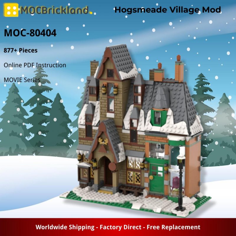 MOCBRICKLAND MOC-80404 Hogsmeade Village Mod