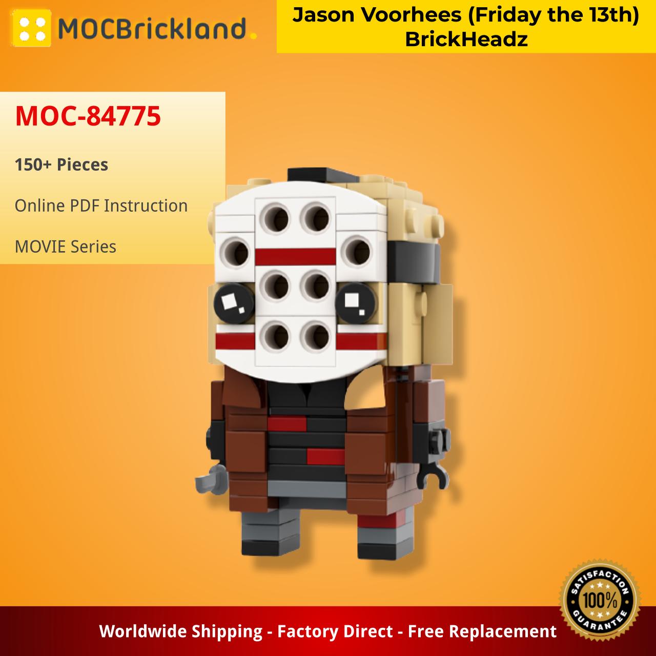 Movie Moc 84775 Jason Voorhees (friday The 13th) Brickheadz By Stormythos Mocbrickland Movie Moc 84775 Jason Voorhees (friday The 13th) Brickheadz By Stormythos Mocbrickland