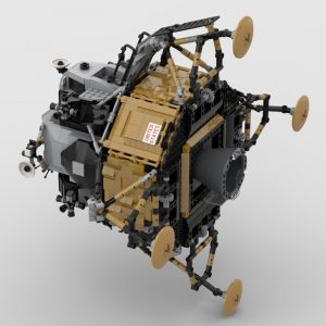 Space Moc 29829 Apollo Lunar Module By Freakcube Mocbrickland (1)