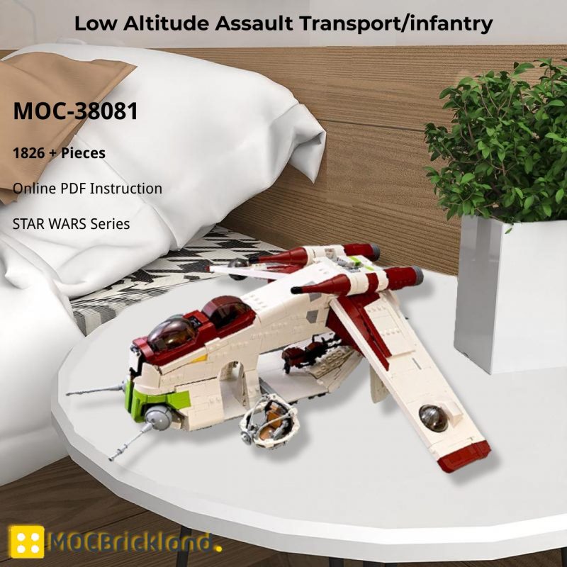 MOCBRICKLAND MOC-38081 Low Altitude Assault Transport/infantry LAAT/i