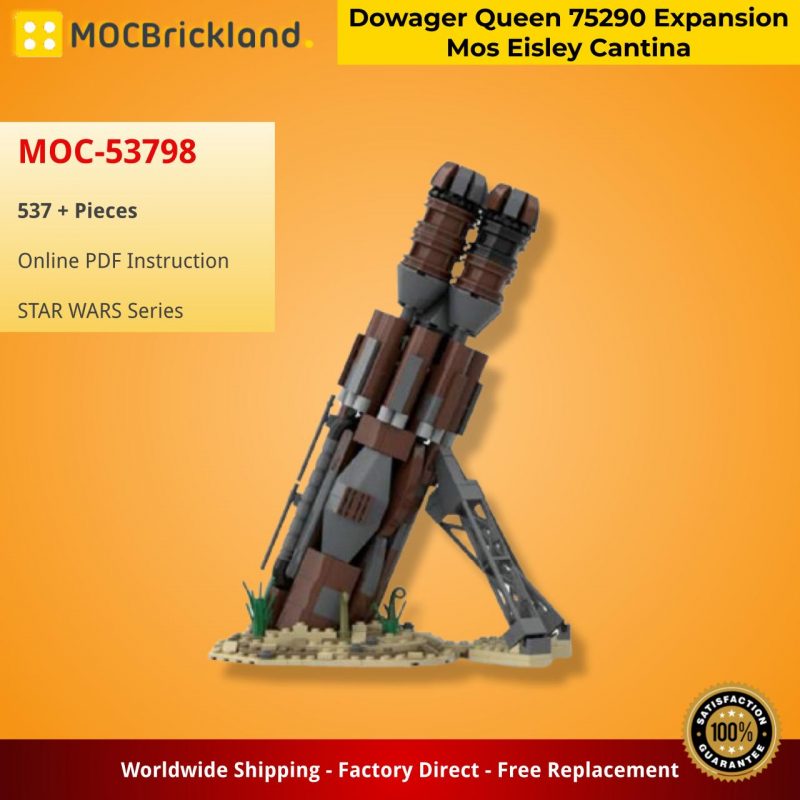 MOCBRICKLAND MOC-53798 Dowager Queen 75290 Expansion Mos Eisley Cantina