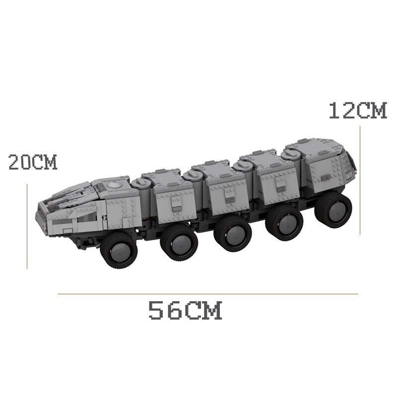 MOCBRICKLAND MOC-60532 Imperial Combat Assault Transport – the Mandalorian