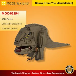 Star Wars Moc 62894 Blurrg (from The Mandalorian) By Tomclarke Mocbrickland (2)