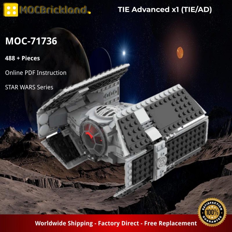 MOCBRICKLAND MOC-71736 TIE Advanced x1 (TIE/AD)