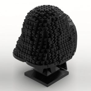 Star Wars Moc 72686 Emperor Palpatine Bust Helmet Collection Style By Albo.lego Mocbrickland (3)