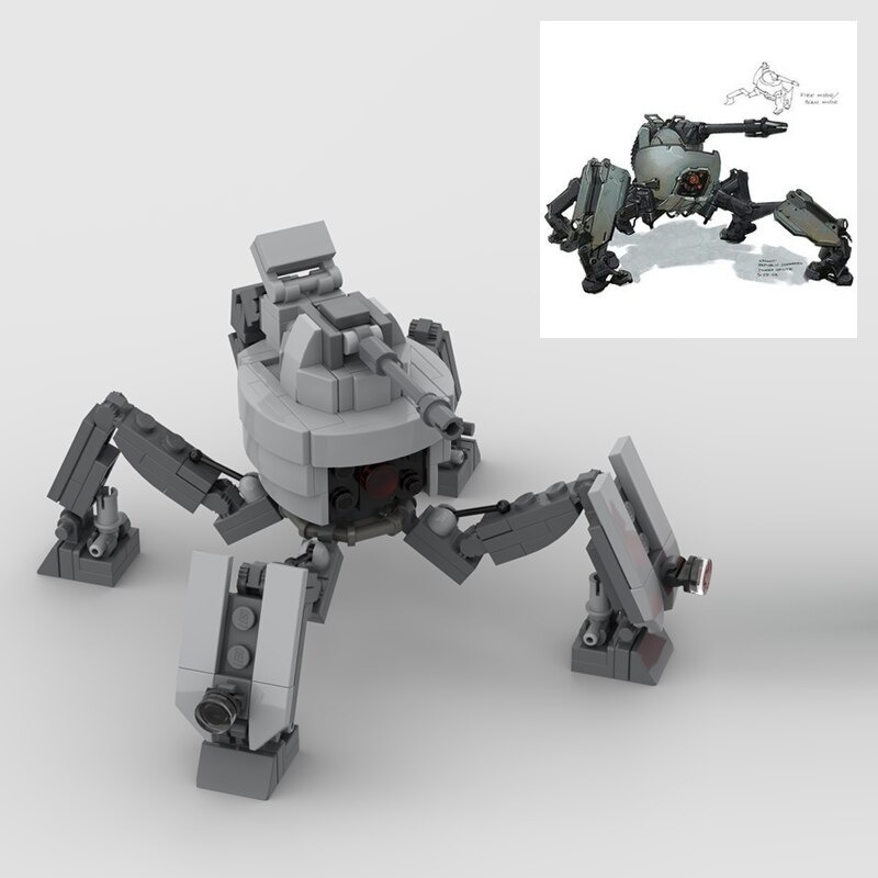 MOCBRICKLAND MOC-72903 Advanced Dwarf Spider Droid