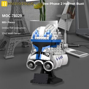 Star Wars Moc 78029 Rex Phase 2 Helmet Bust By Timbricks99 Mocbrickland (2)