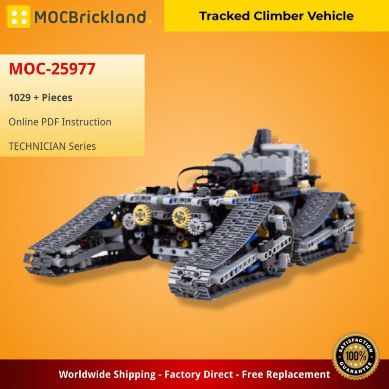 MOCBRICKLAND MOC-25977 Tracked Climber Vehicle