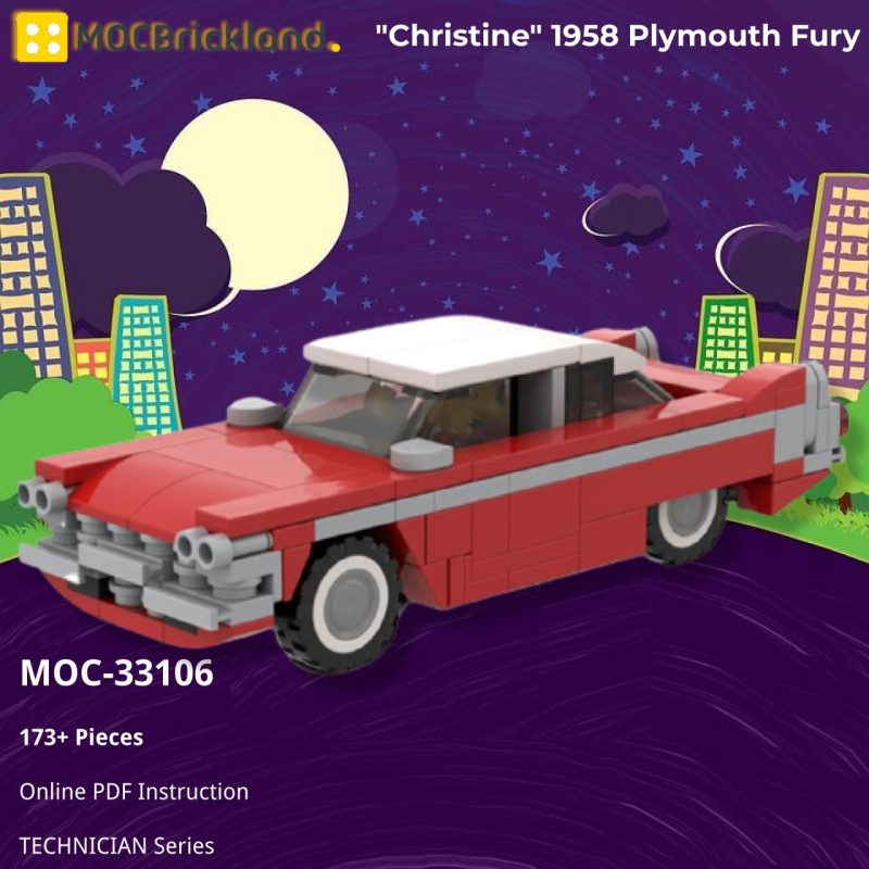 MOCBRICKLAND MOC-33106 “Christine” 1958 Plymouth Fury