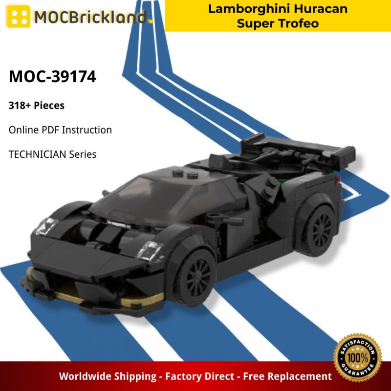 MOCBRICKLAND MOC-39174 Lamborghini Huracan Super Trofeo
