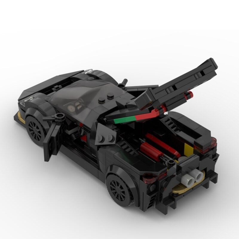 MOCBRICKLAND MOC-39174 Lamborghini Huracan Super Trofeo