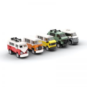 Technician Moc 46056 Mini Vw Camper Vans T1, T2, T3, T3 Syncro And T6 By Legocampervans Mocbrickland (1)