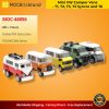 Technician Moc 46056 Mini Vw Camper Vans T1, T2, T3, T3 Syncro And T6 By Legocampervans Mocbrickland