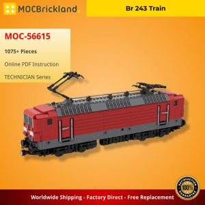Technician Moc 56615 Br 243 Train By Germanrailwaybuilder Mocbrickland (2)