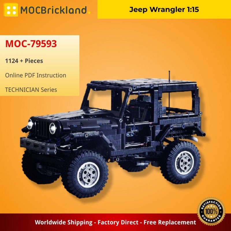 MOCBRICKLAND MOC-79593 Jeep Wrangler 1:15