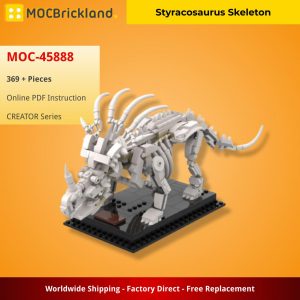 Creator Moc 45888 Styracosaurus Skeleton By Legofossil Mocbrickland (4)