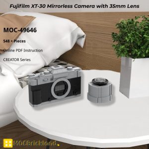 Creator Moc 49646 Fujifilm Xt 30 Mirrorless Camera With 35mm Lens By Ycbricks Mocbrickland (2)