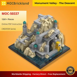 Creator Moc 50337 Monument Valley The Descent By Ycbricks Mocbrickland (2)