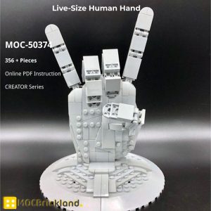 Creator Moc 50374 Live Size Human Hand By Hackules Mocbrickland (2)