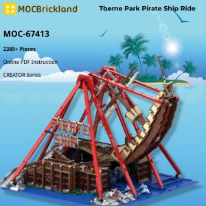 Creator Moc 67413 Theme Park Pirate Ship Ride By Gdale Mocbrickland (2)