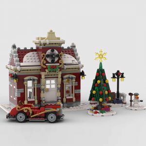 Creator Moc 84431 10263 Little Winter Town Hall By Little Thomas Mocbrickland (1)