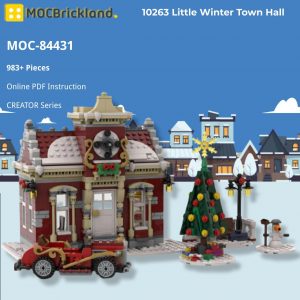 Creator Moc 84431 10263 Little Winter Town Hall By Little Thomas Mocbrickland (2)