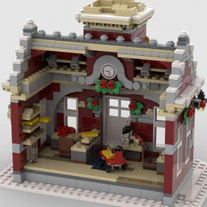 Creator Moc 84431 10263 Little Winter Town Hall By Little Thomas Mocbrickland (5)