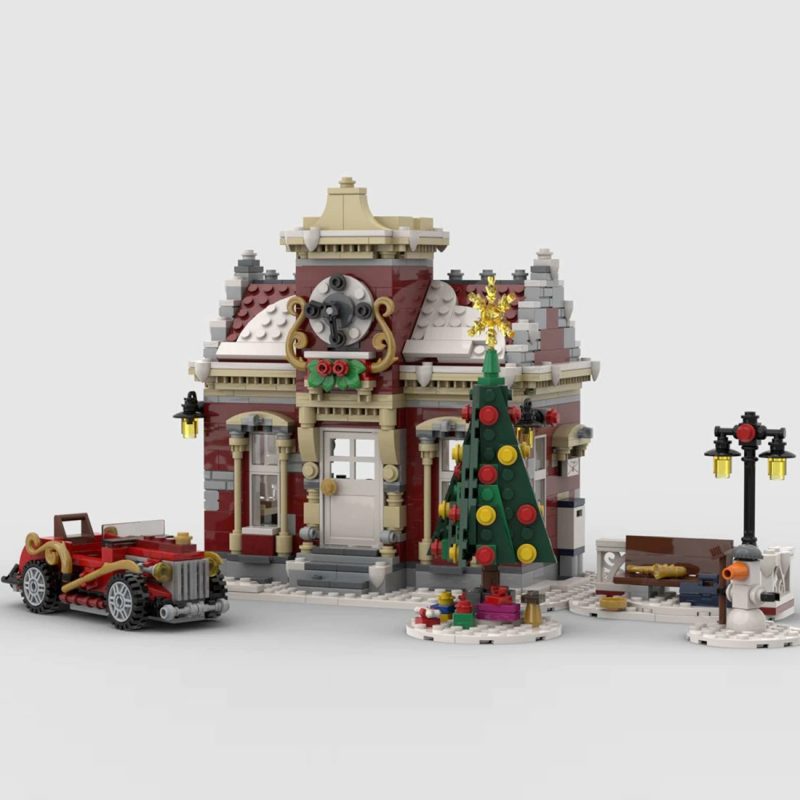 MOCBRICKLAND MOC-84431 10263 Little Winter Town Hall