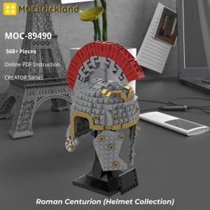 Creator Moc 89490 Roman Centurion (helmet Collection) Mocbrickland