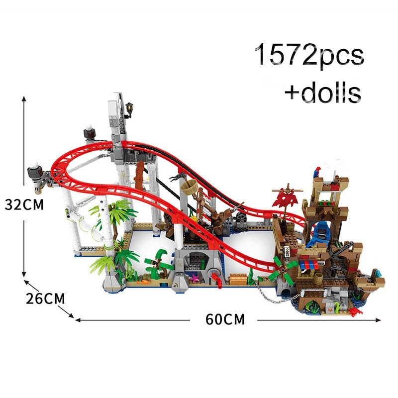 MOCBRICKLAND MOC-89805 Pirate Roller Coaster