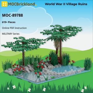 Military Moc 89788 World War Ii Village Ruins Mocbrickland (2)