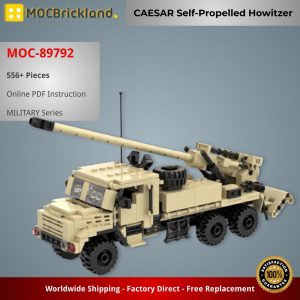 Military Moc 89792 Caesar Self Propelled Howitzer Mocbrickland (5)