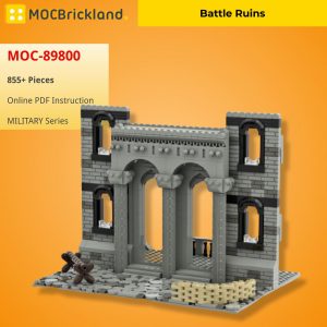 Military Moc 89800 Battle Ruins Mocbrickland (4)