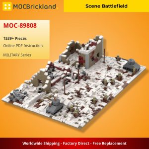 Military Moc 89808 Scene Battlefield By Mini Custom Set Mocbrickland (3)
