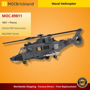 Military Moc 89811 Naval Helicopter Mocbrickland (2)