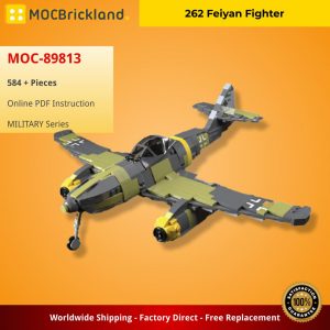 Military Moc 89813 262 Feiyan Fighter Mocbrickland (2)