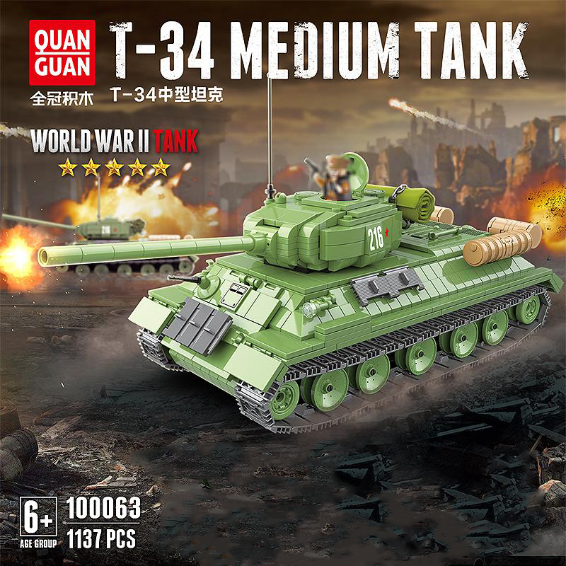 QuanGuan 100063 T-34 Soviet Medium Tank